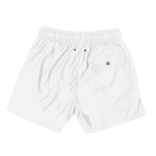 Classic White Swim Short
