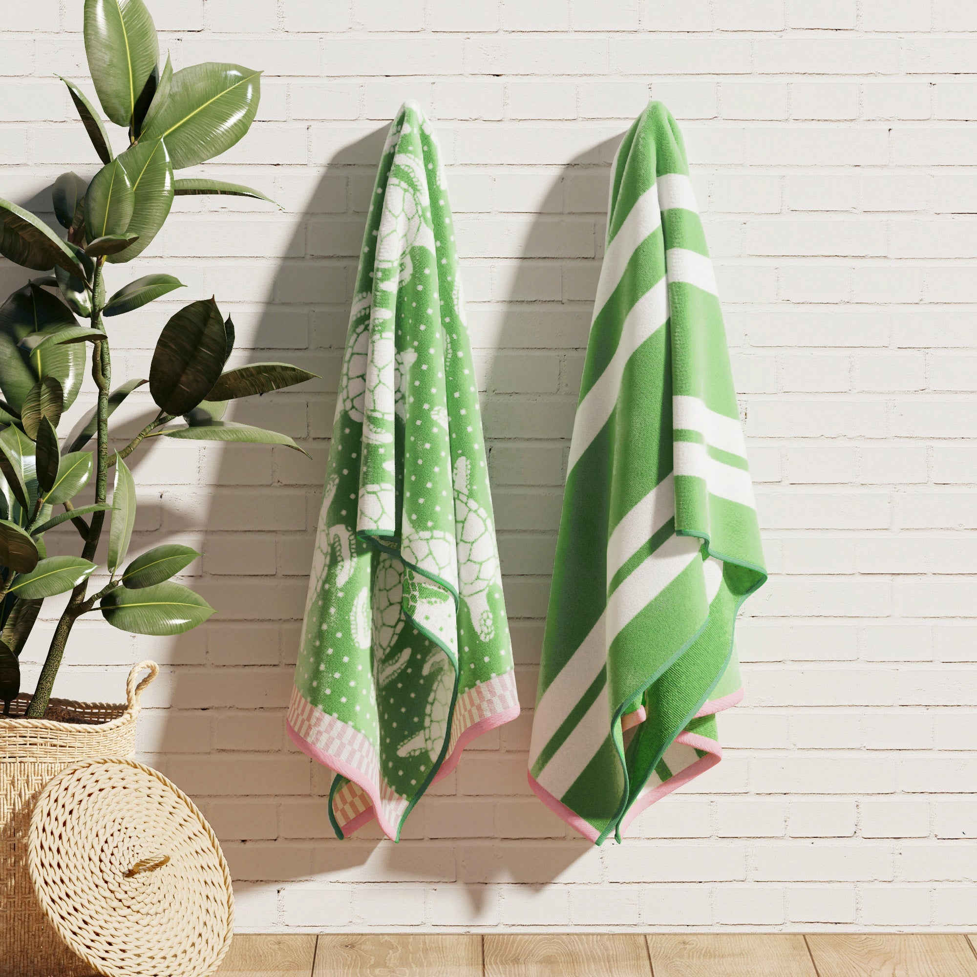 Cotton Velour Beach Towel - Maui Collection