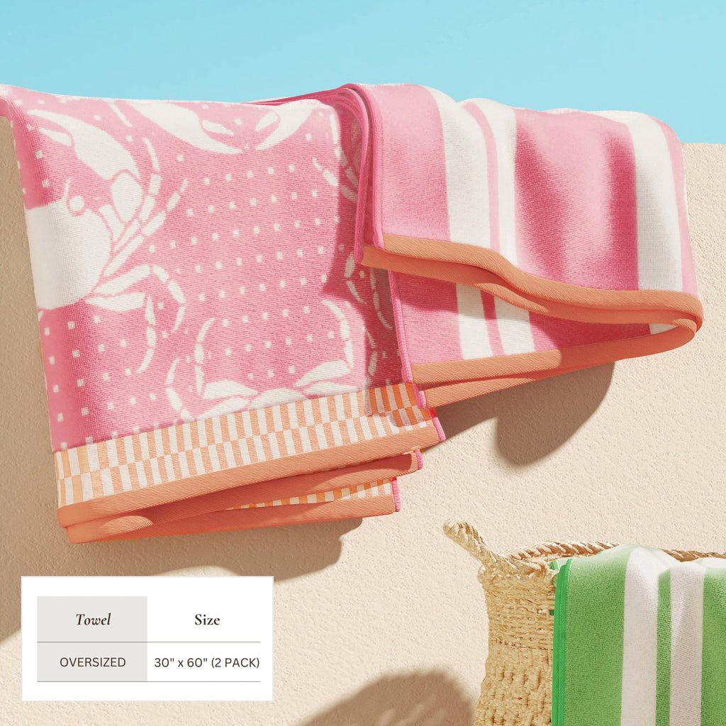 Cotton Velour Beach Towel - Maui Collection