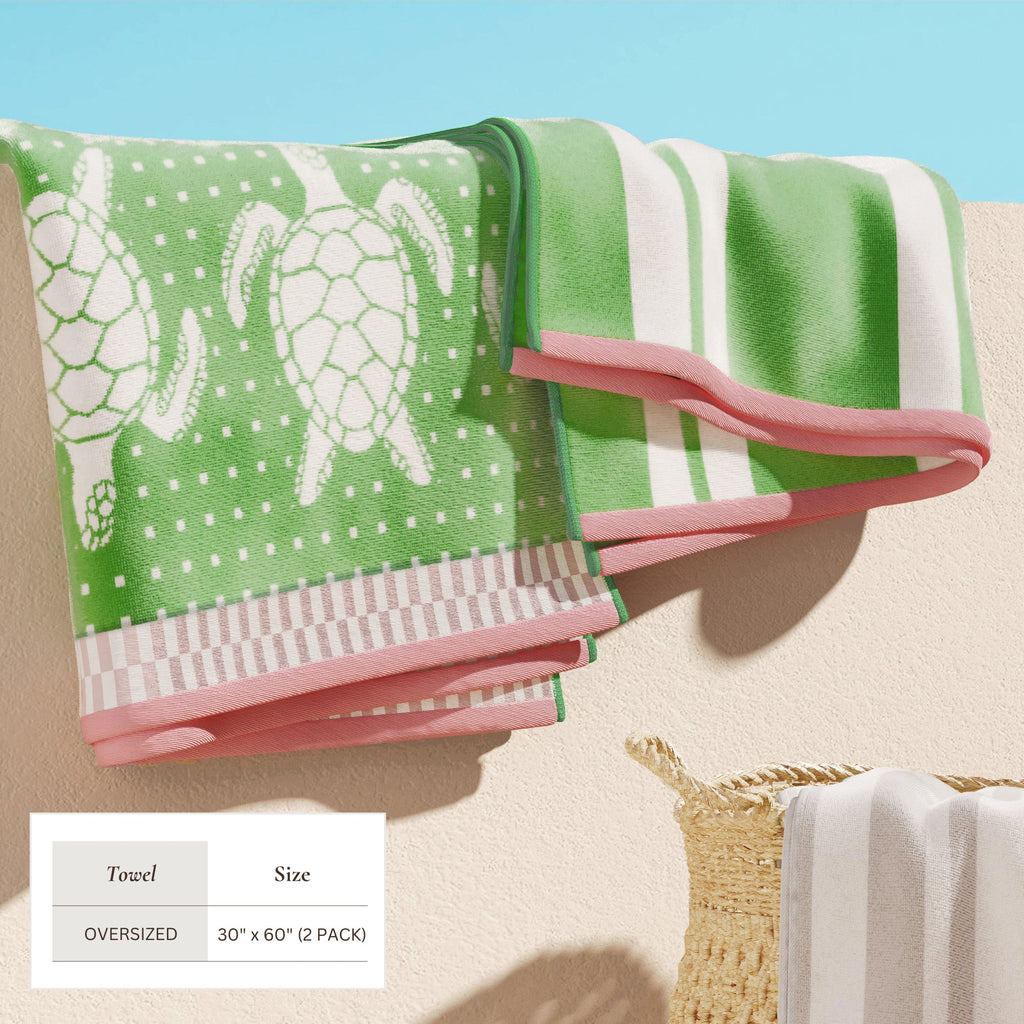 Cotton Velour Beach Towel - Maui Collection