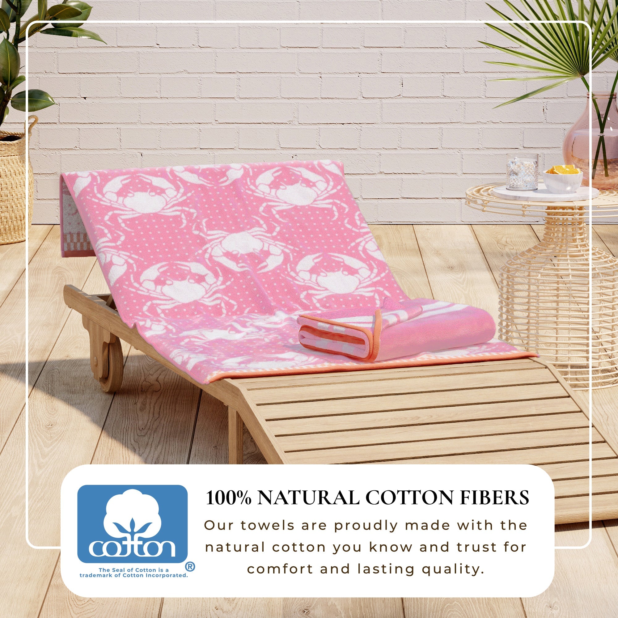 Cotton Velour Beach Towel - Maui Collection